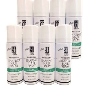 32 x Salon Grafix Shaping Xtra Hair Spray Extra Super Hold 1.5oz Each Trav…